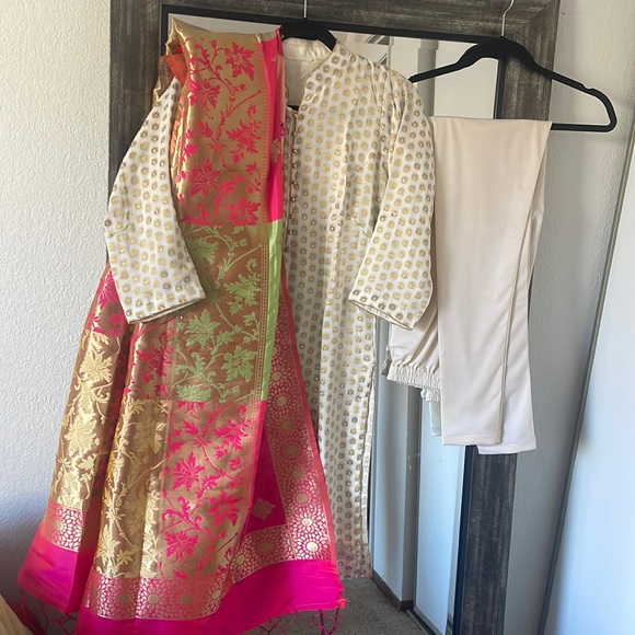 Dresses & Skirts - Multicolored Shalwar Salwar Kameez